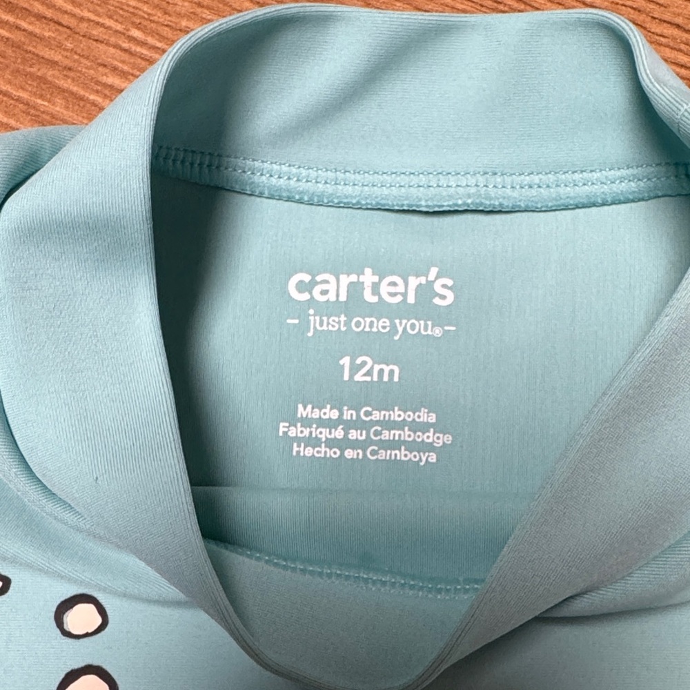 Carter's Blue Octopus Rashguard Set - Picture 2 of 2